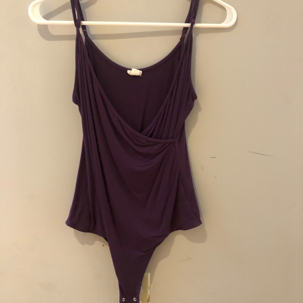 V neck body suit